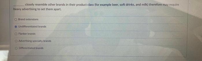 closely resemble other brands in their product