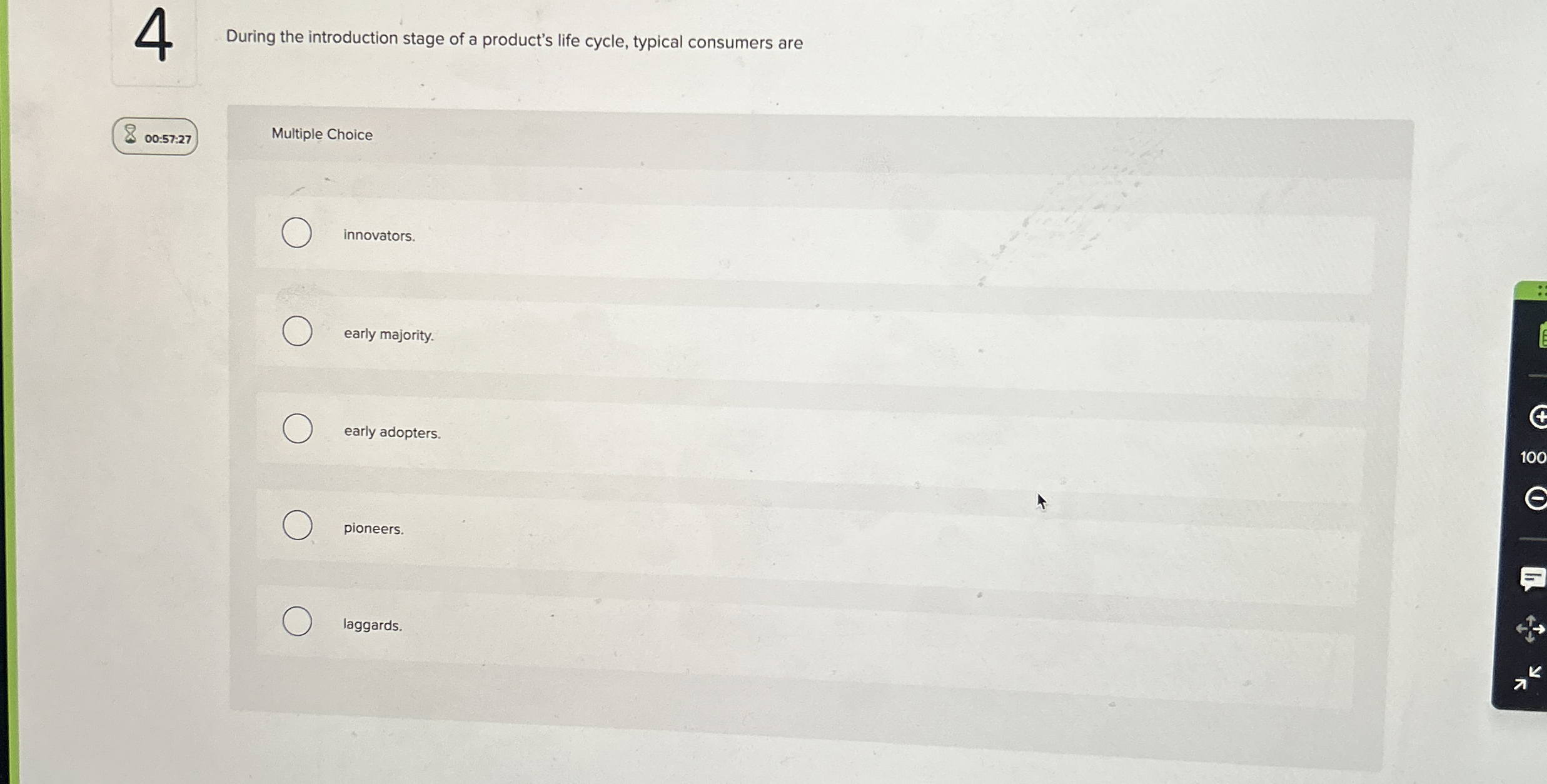 4 During the introduction stage of a product's