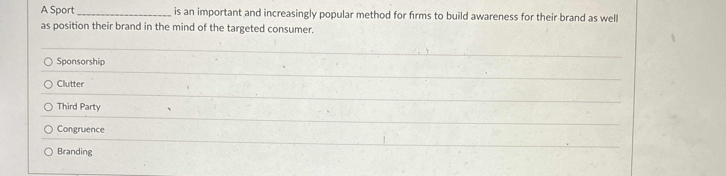 A Sport q , is an important and increasingly