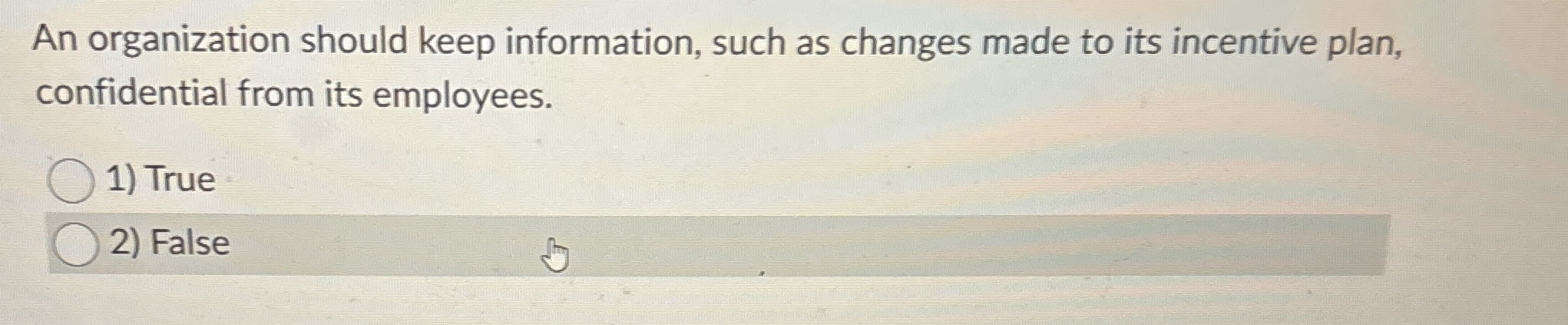 An organization should keep information, such as