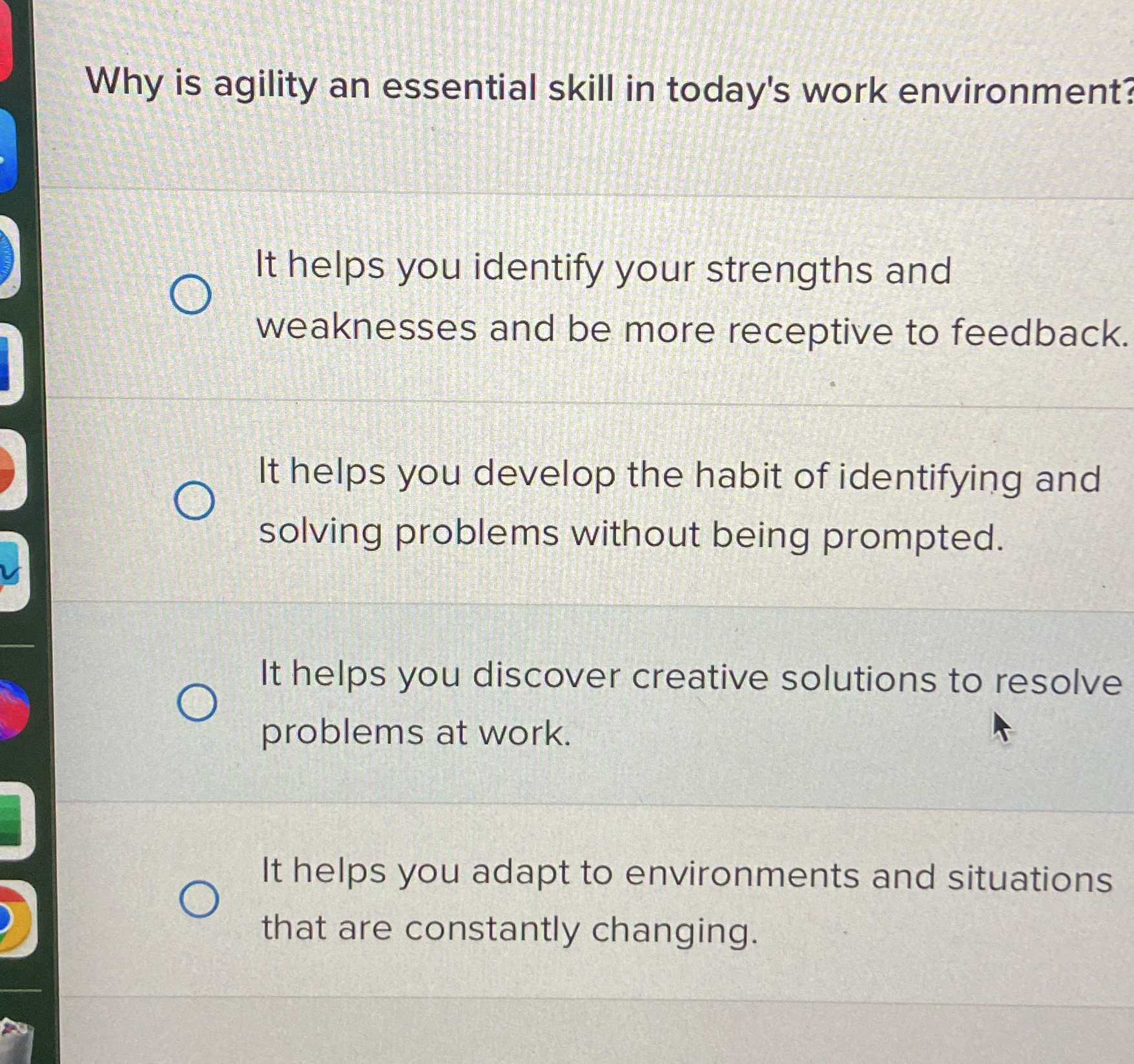 Why is agility an essential skill in today's work