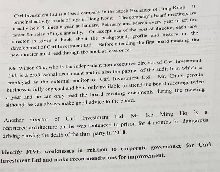 please write 5 weaknesses and also