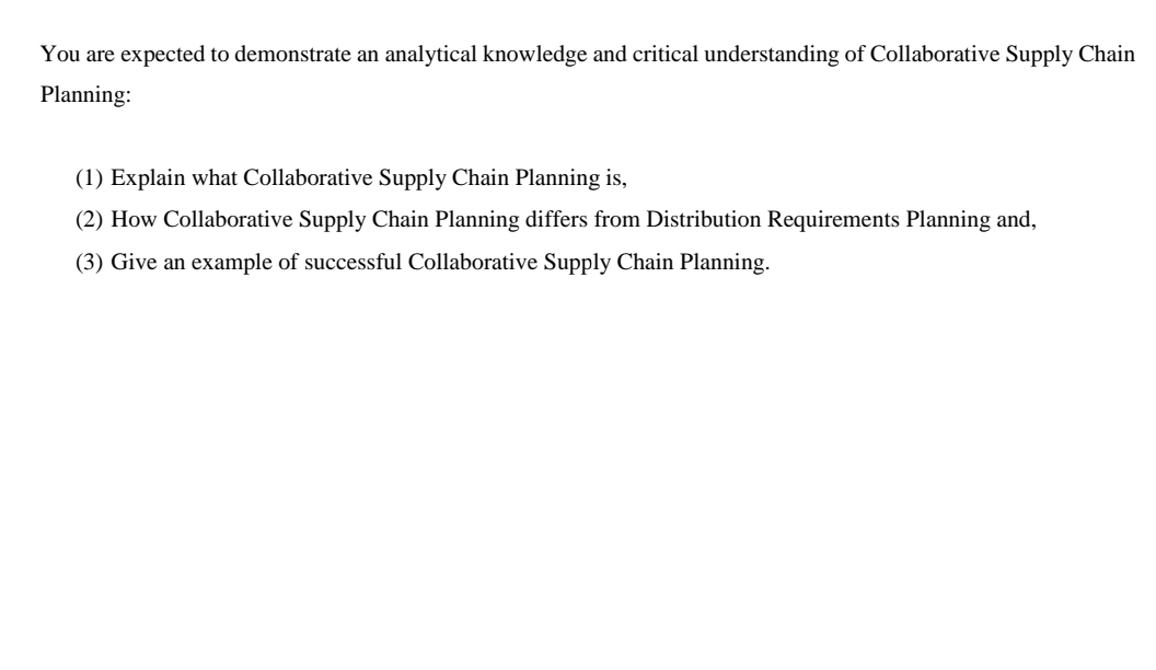 You are expected to demonstrate an analytical