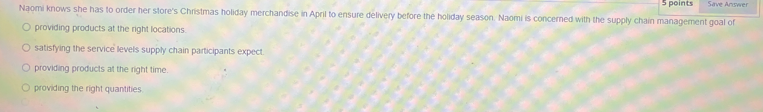 5 points Save Answer Naomi knows she has to order