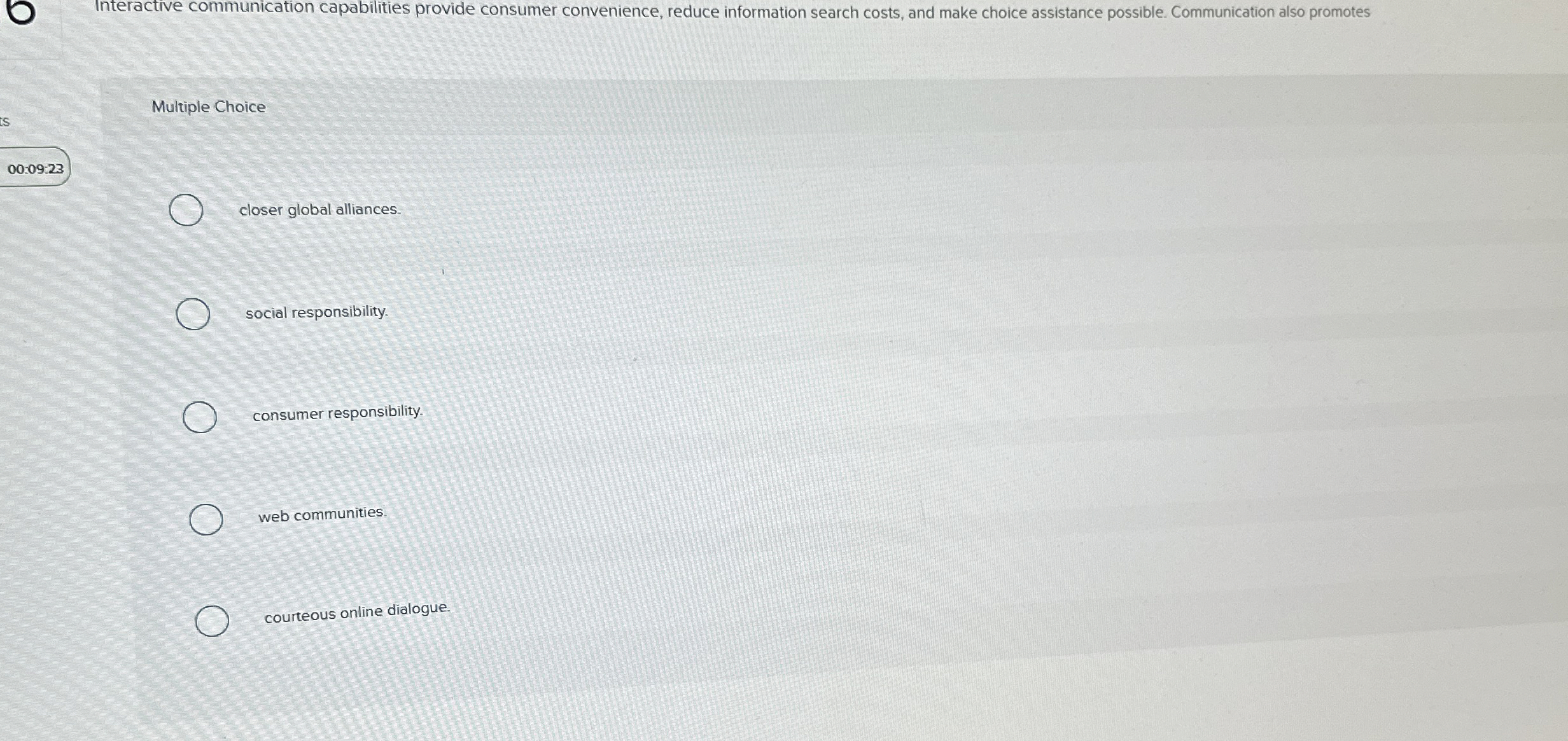 Interactive communication capabilities provide