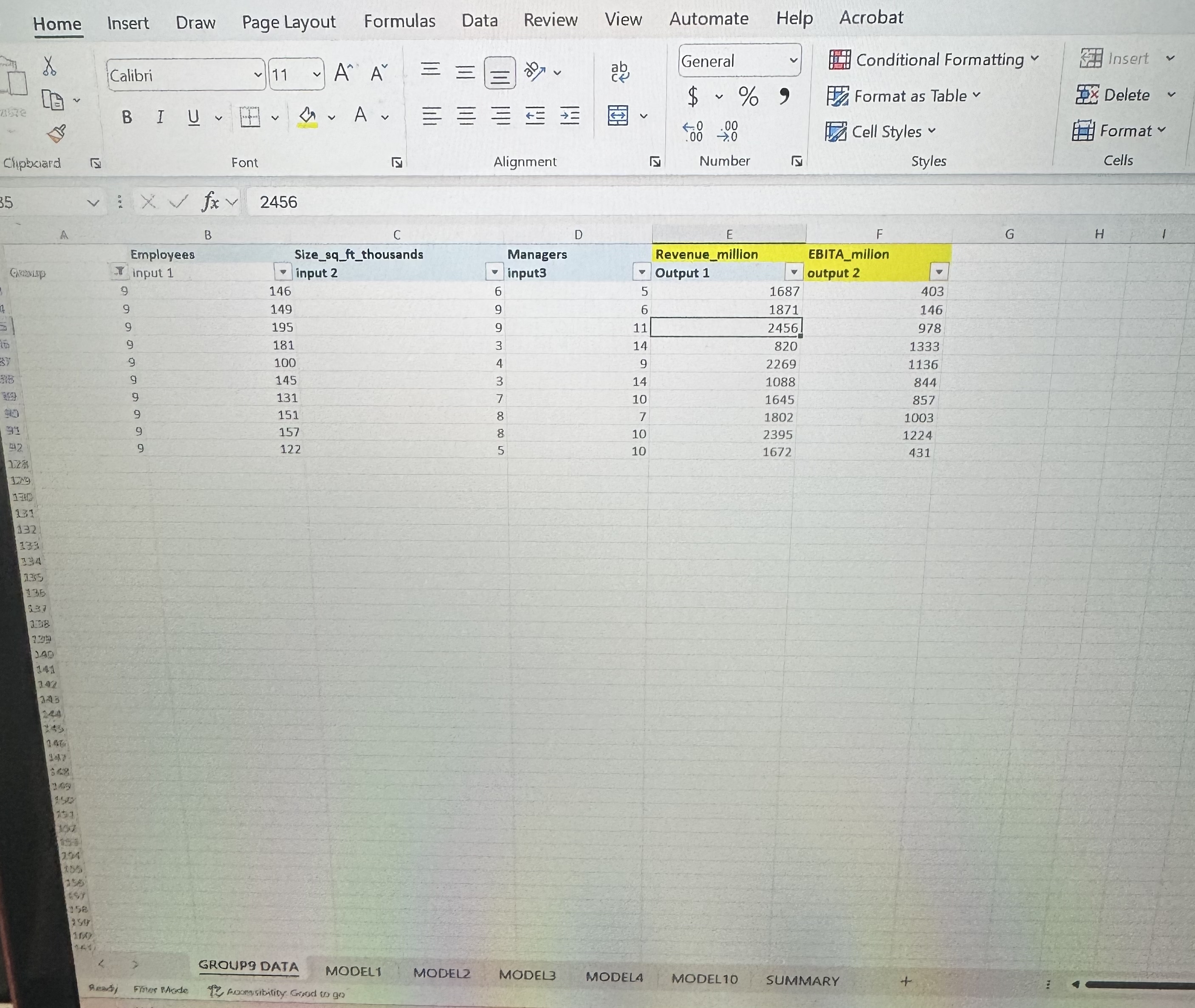 How to solve on excel this problem and run the