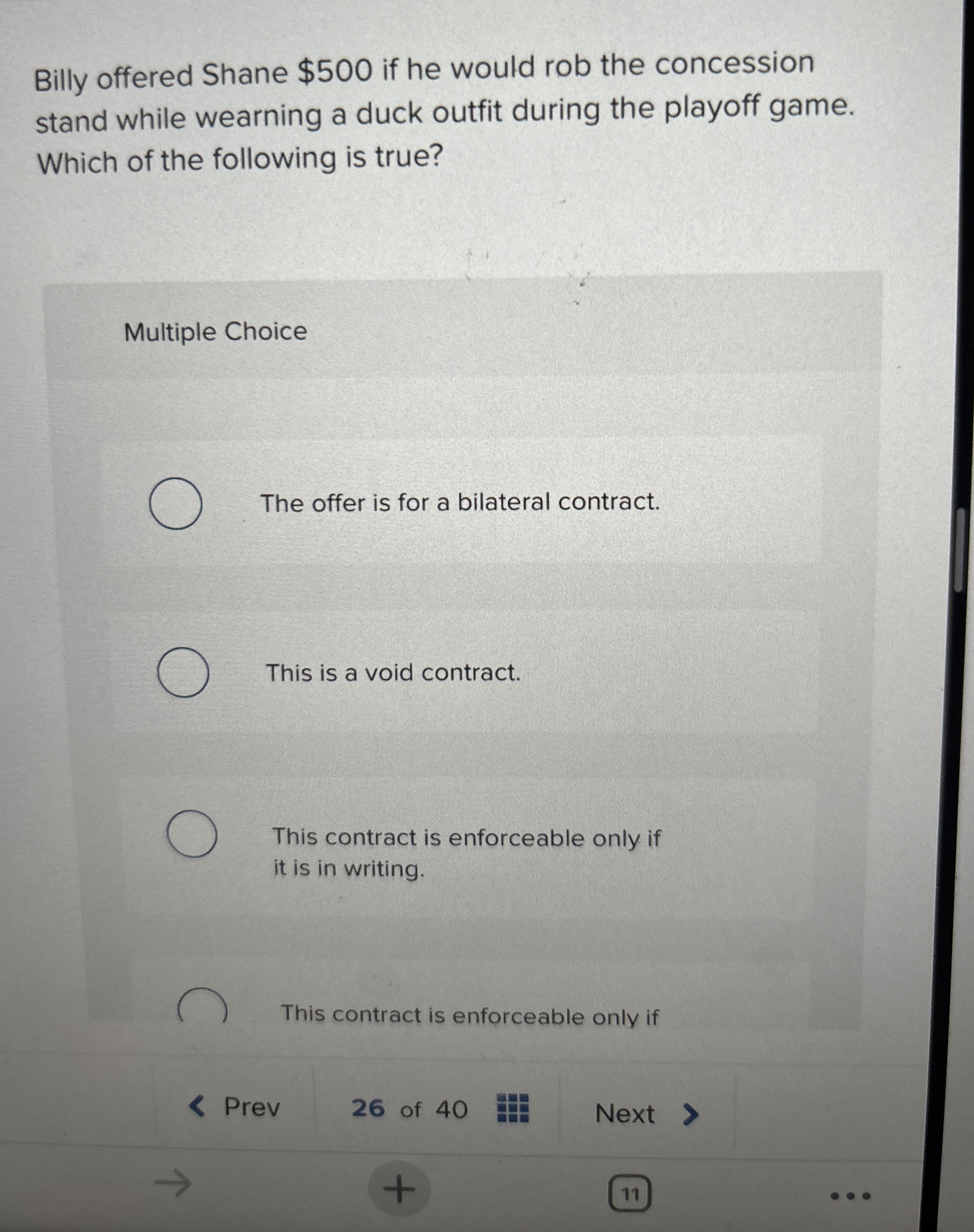 Billy offered Shane $ 5 0 0 if he would rob the