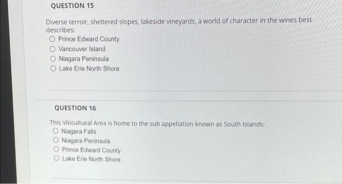 VQA test answer asap please QUESTION 4 Winter