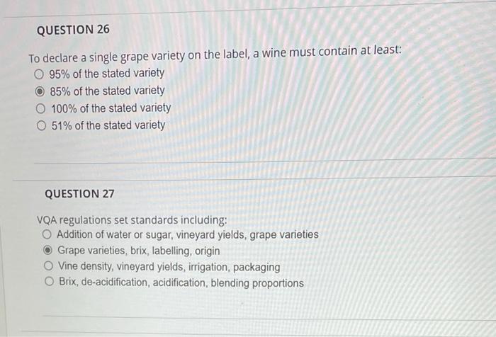 VQA test answer asap please QUESTION 4 Winter