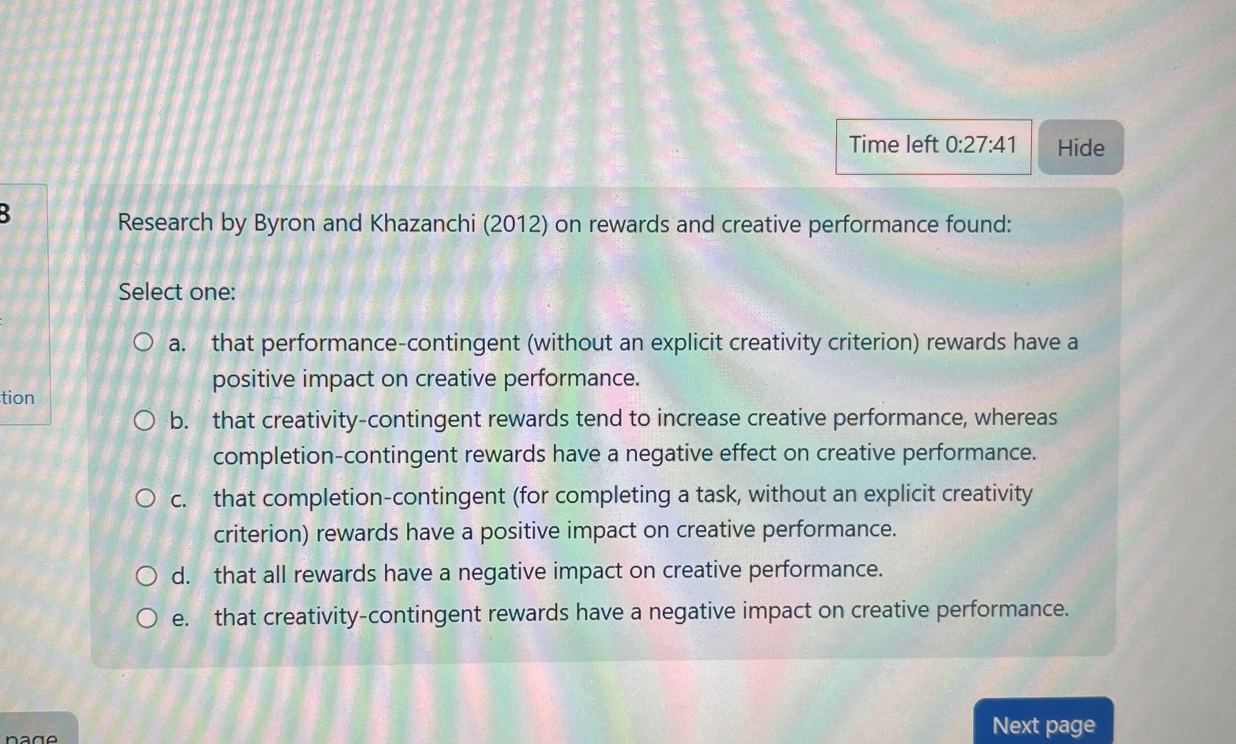 Time left 0 : 2 7 : 4 1 Hide Research by Byron