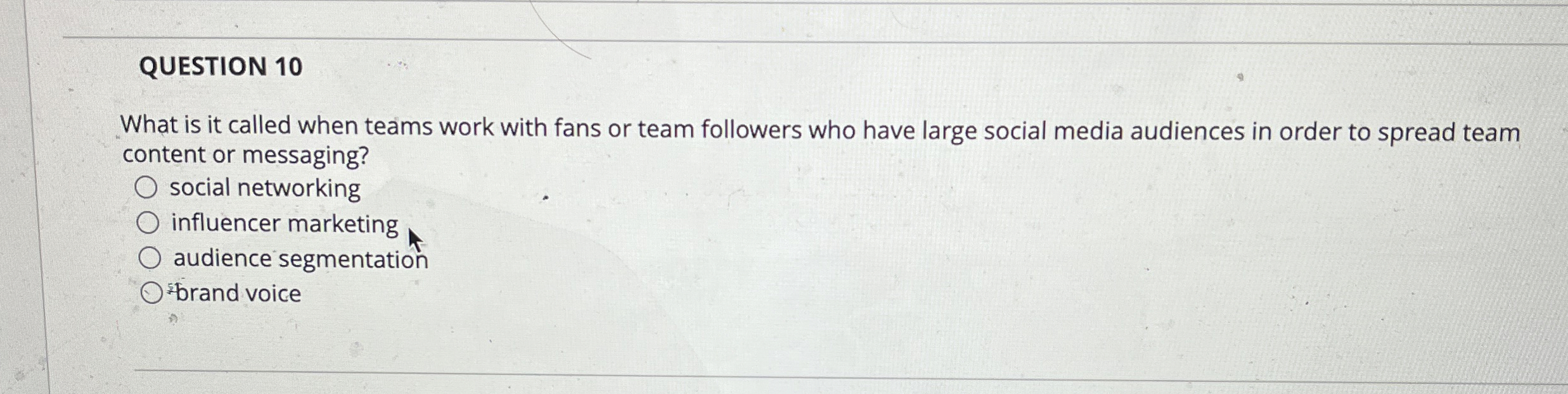 QUESTION 1 0 What is it called when teams work