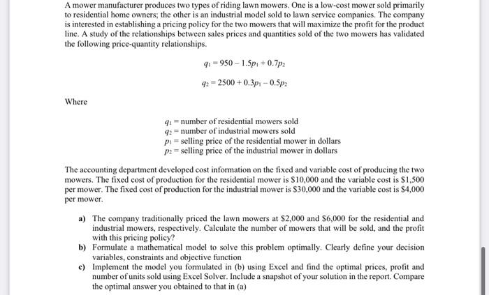 please post all formulas and excell sheet if