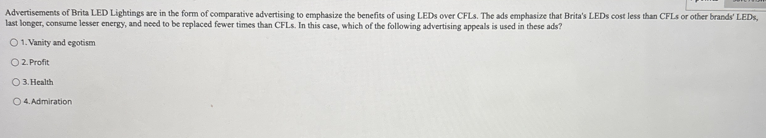 Advertisements of Brita LED Lightings are in the
