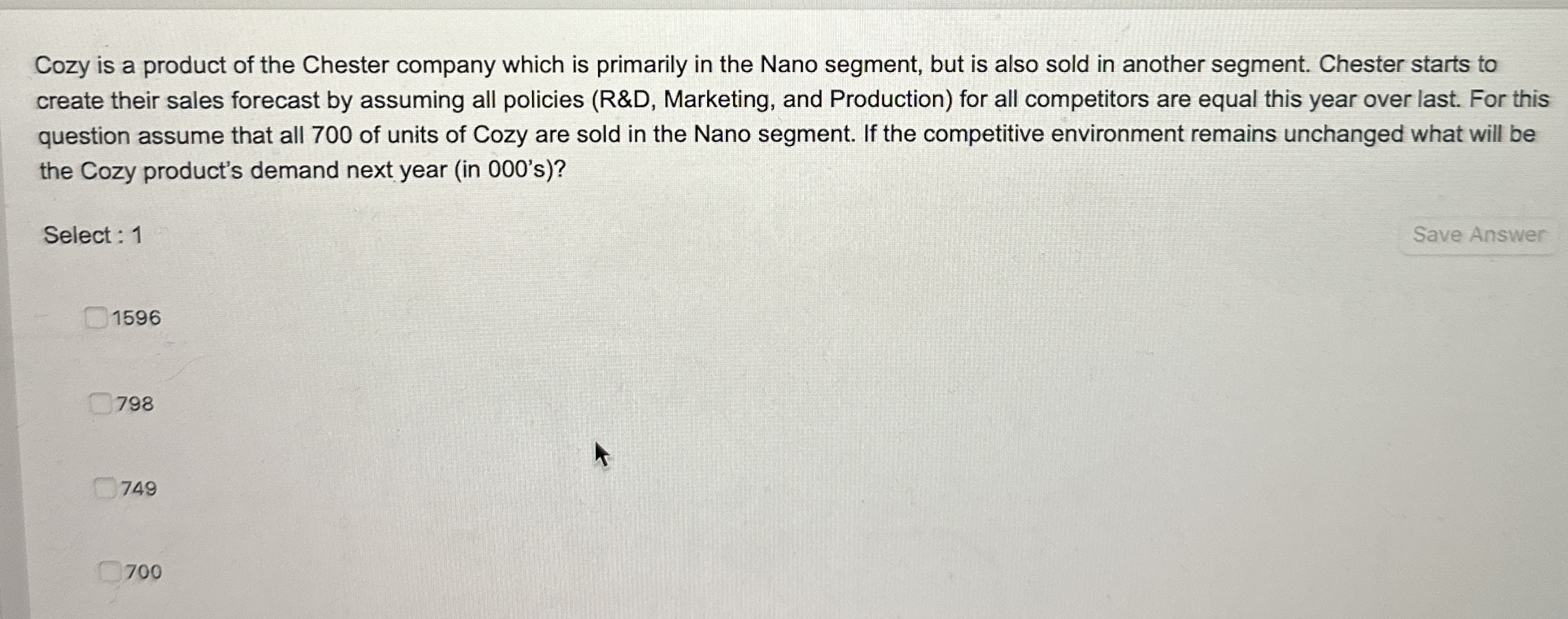 Cozy is a product of the Chester company which is