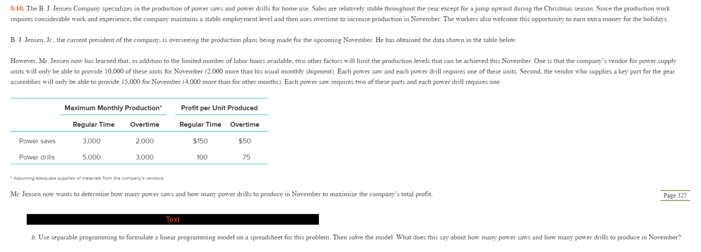What are the Excel formula's? 8.10. The B.J.