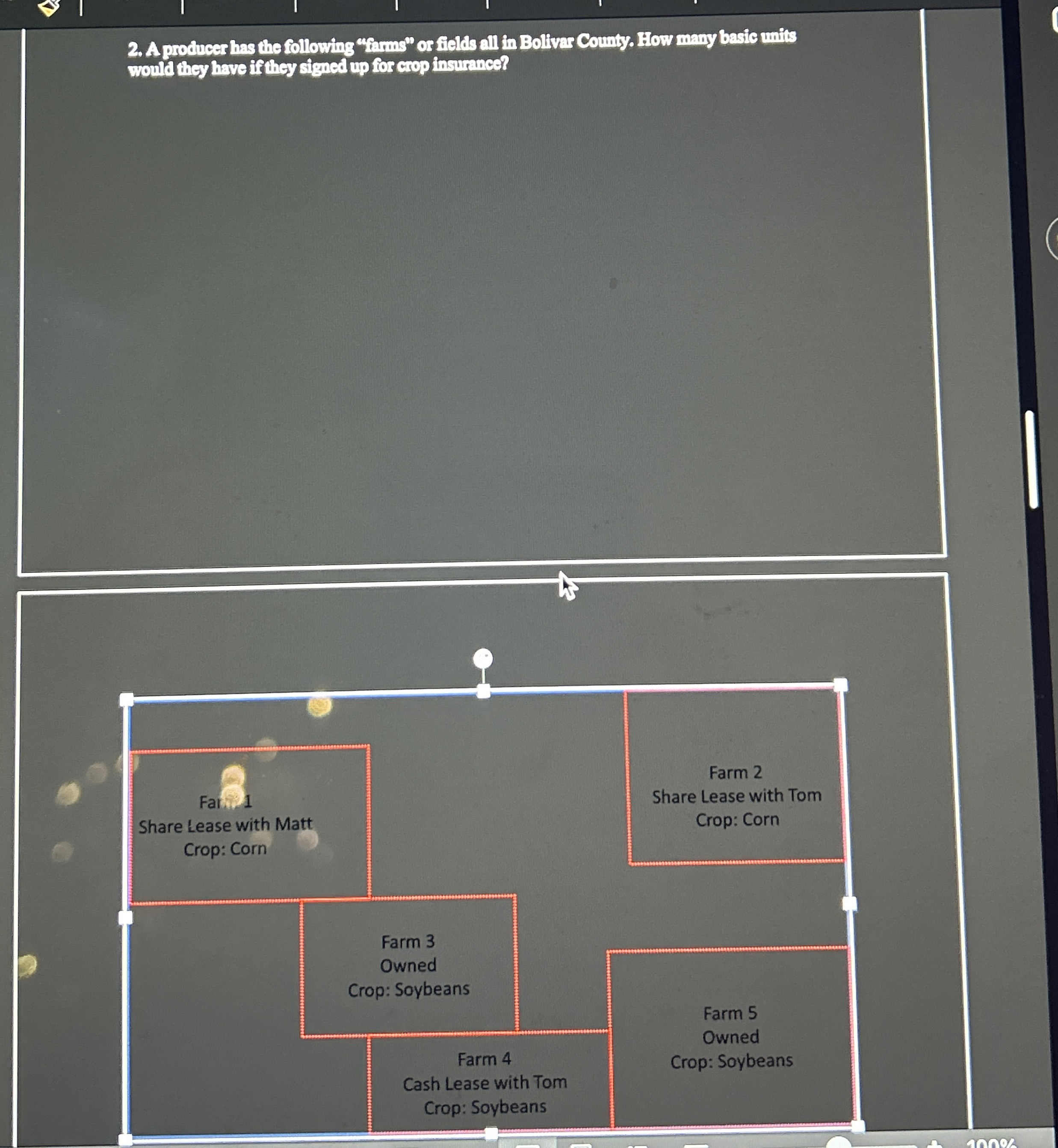 A producer has the following "hams" or fiatis all