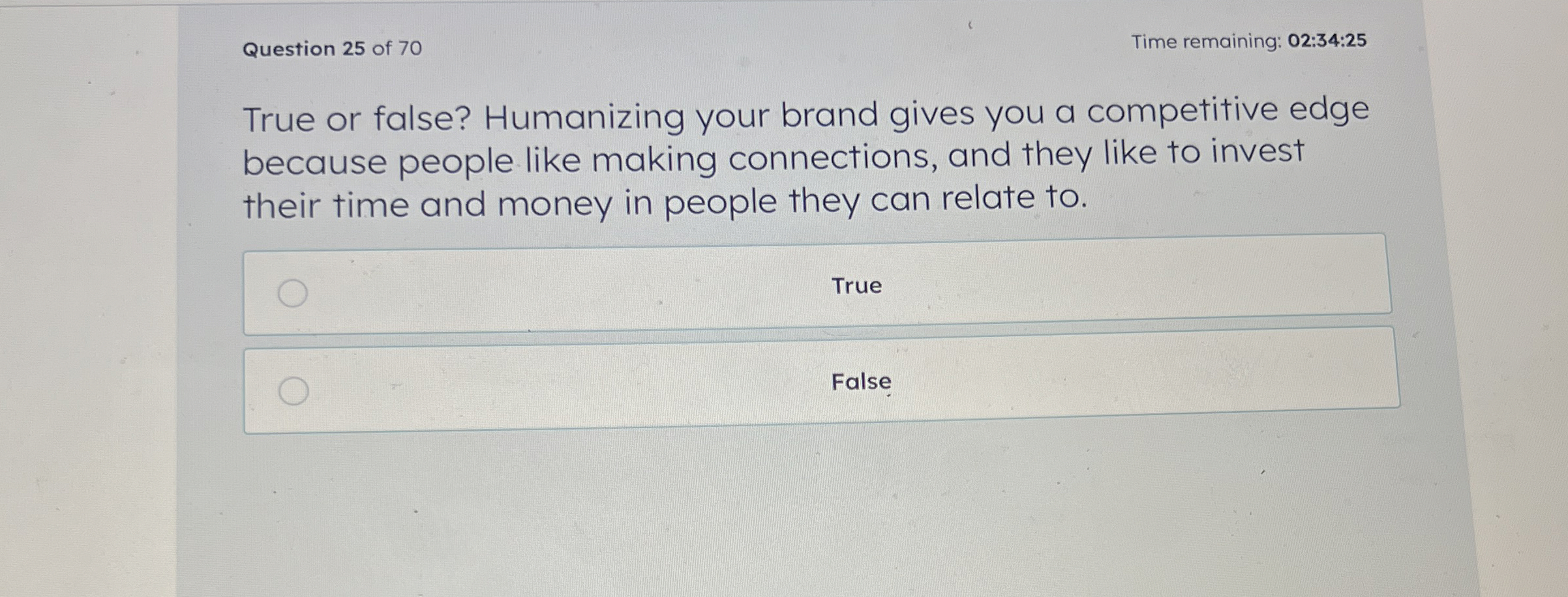 Question 2 5 of 7 0 Time remaining: 0 2 : 3 4 : 2