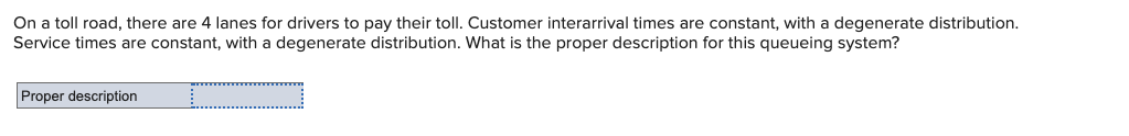 On a toll road, there are 4 lanes for drivers to