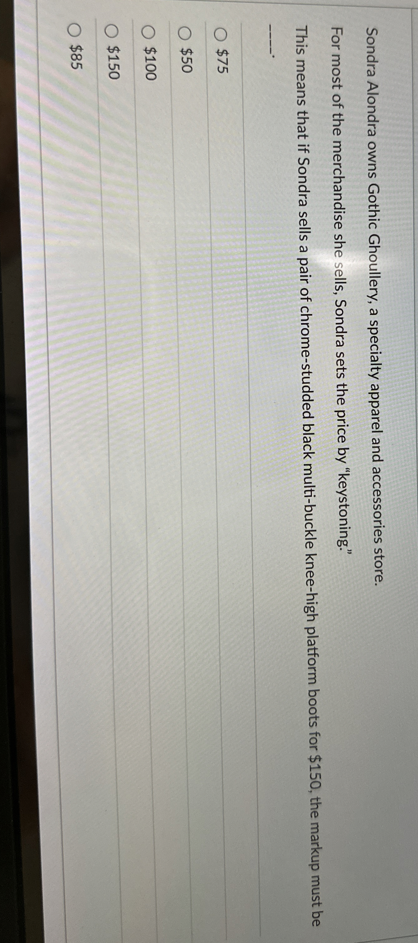 Sondra Alondra owns Gothic Ghoullery, a specialty