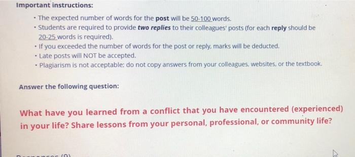 Important instructions: . The expected number of