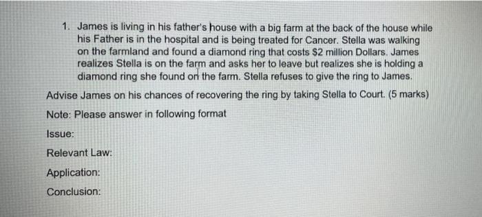 business law question ( 5 marks ) please answer