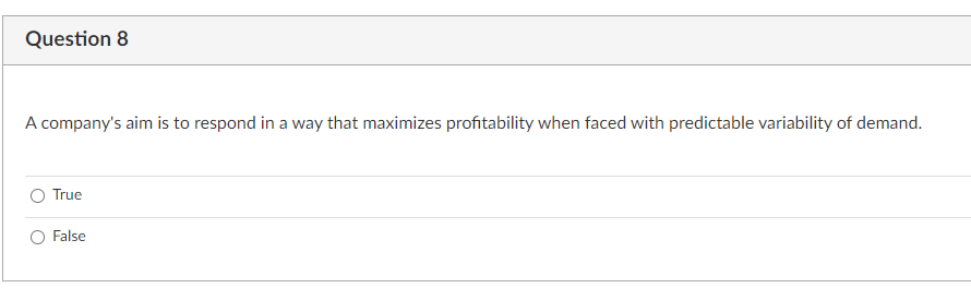 Question 7 Predictable variability is change in