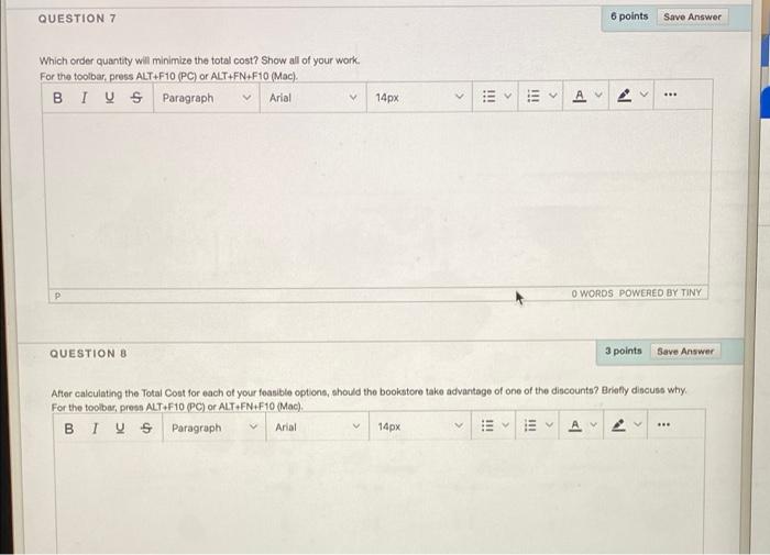 how do you solve this questions? QUESTION 6 6