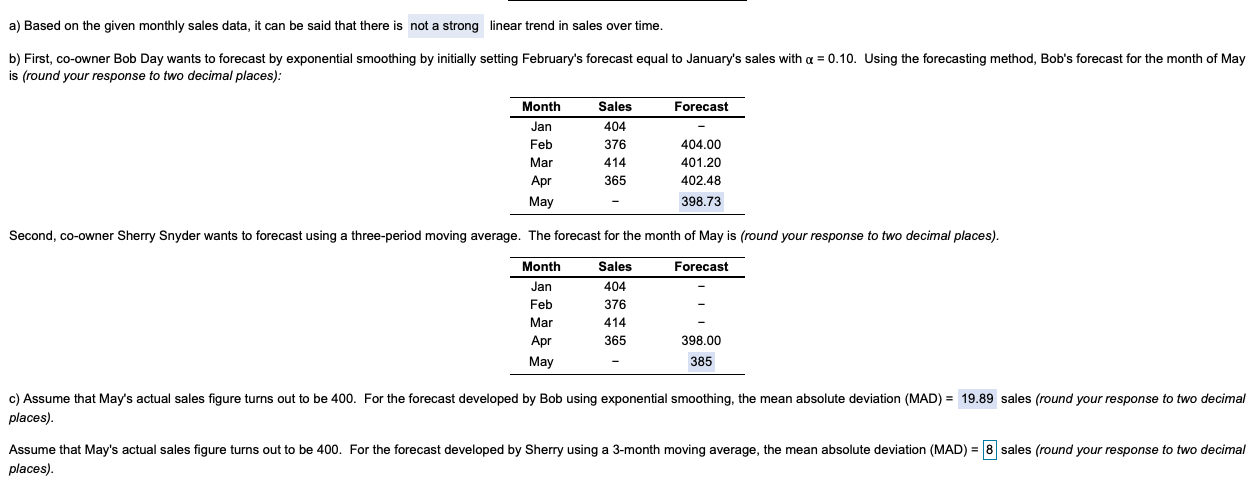 PLEASE ONLY ANSWER THE SECOND PART TO B a) Based