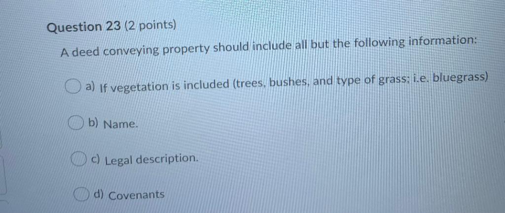 Question 22 (2 points) Malpractice and Product