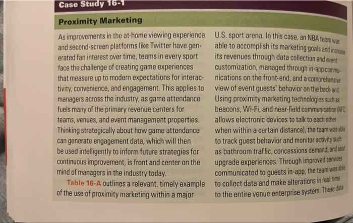 choose a sport organization, event, and consumer