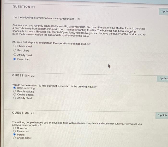 how do you solve these problems ? QUESTION 21 1
