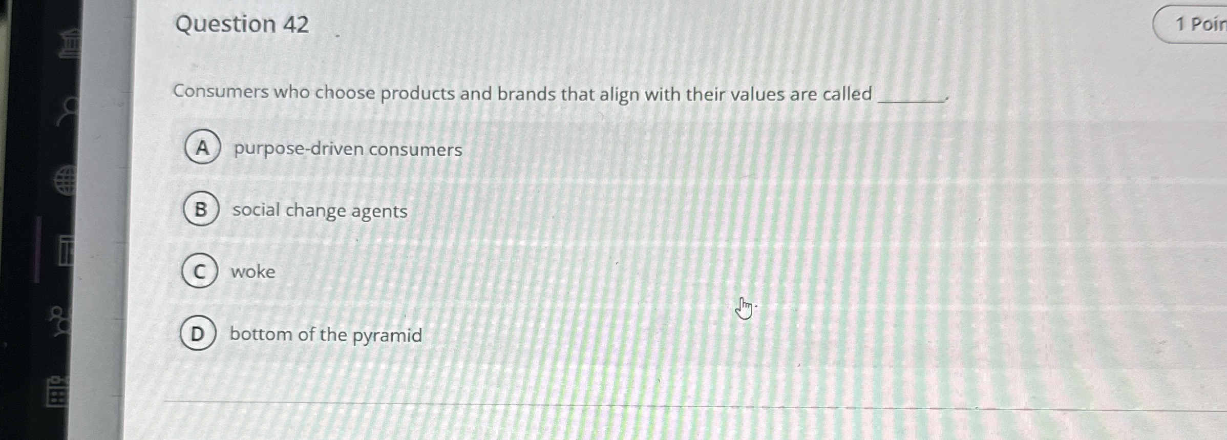 Question 4 2 1 Po n Consumers who choose products