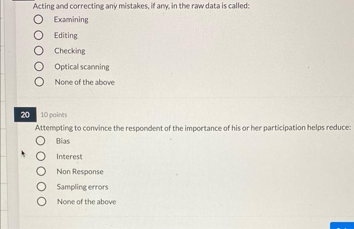 Acting and correcting any mistakes, if any, in
