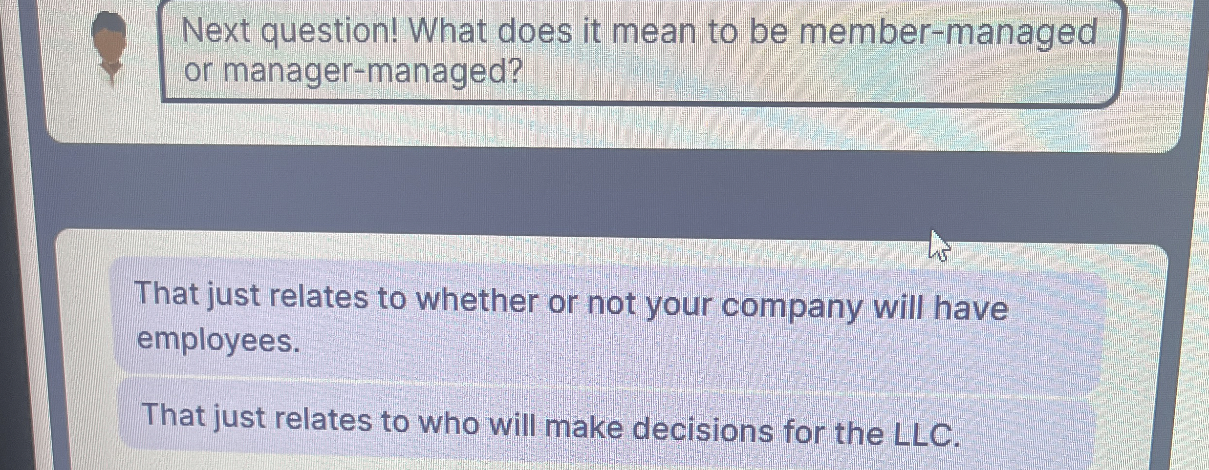 Next question! What does it mean to be member -