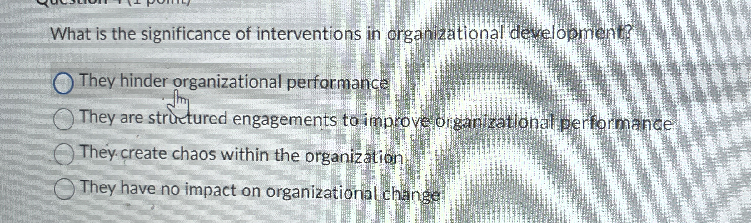What is the significance of interventions in