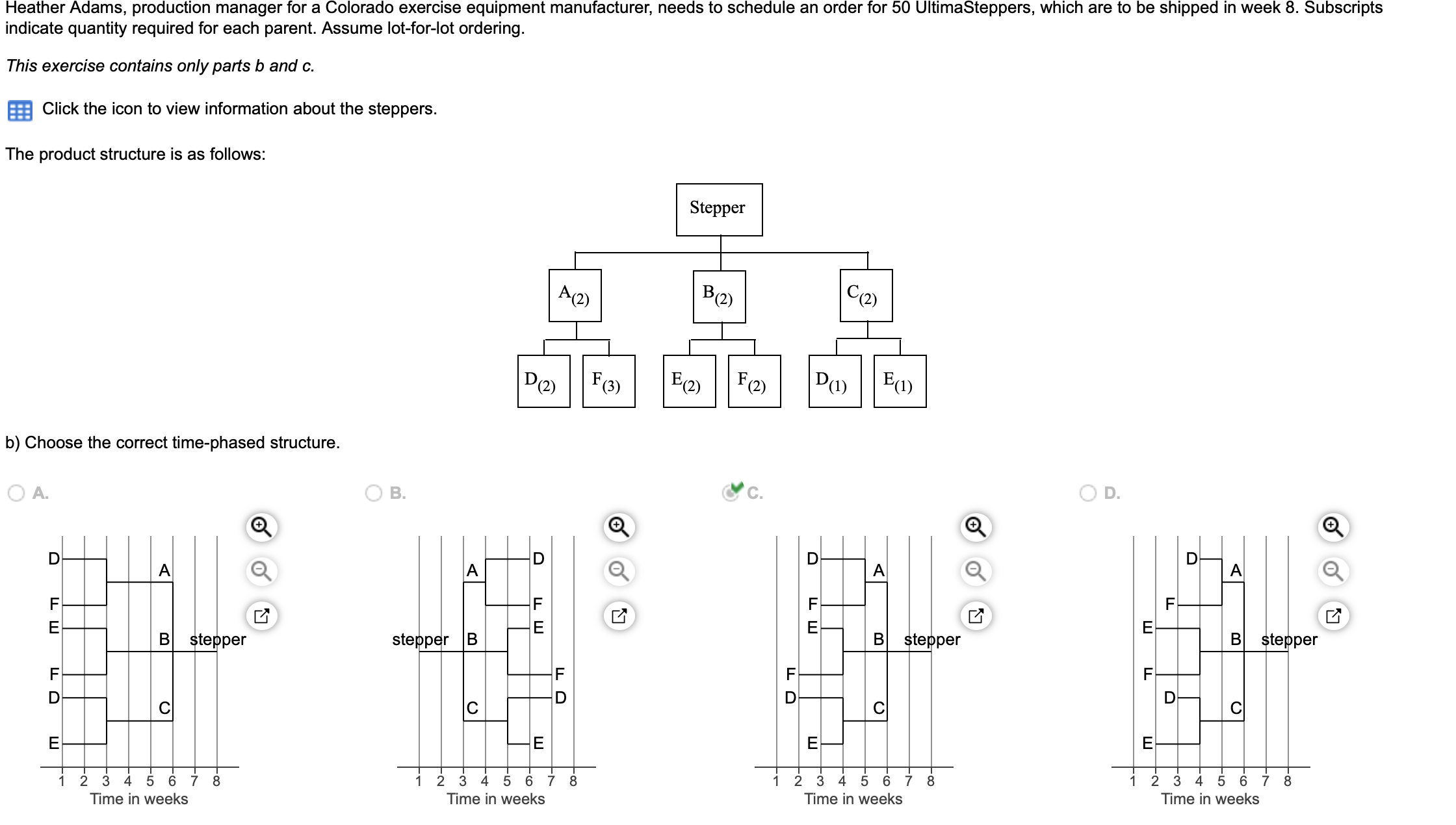 indicate quantity required for each parent.