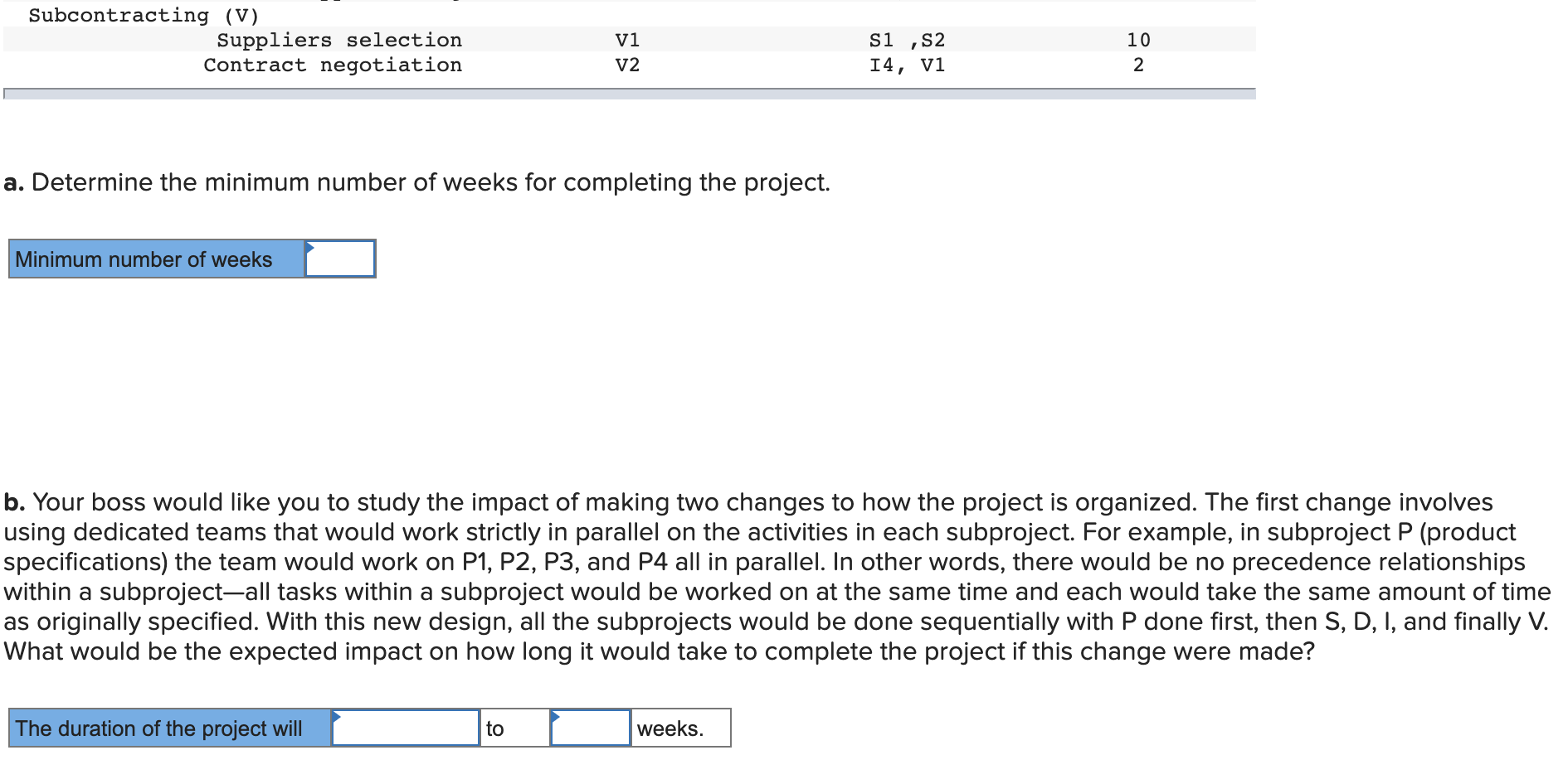 I need help with this question: You work for a