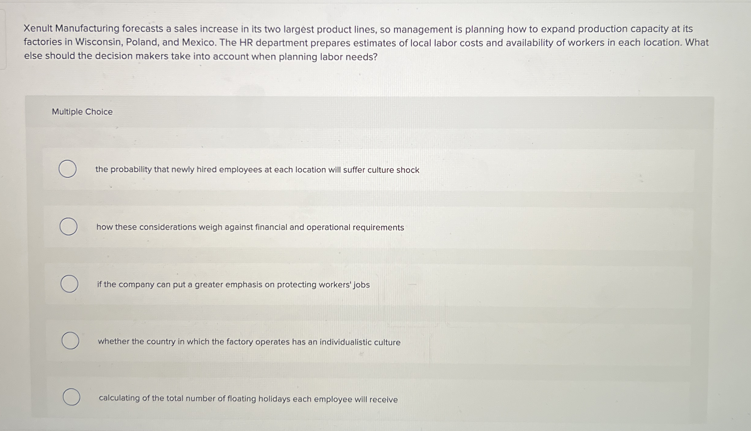 Xenult Manufacturing forecasts a sales increase