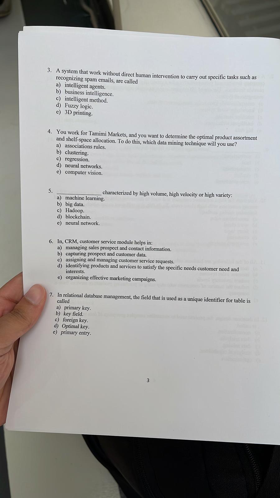 Answer all correct. 3. A system that work without