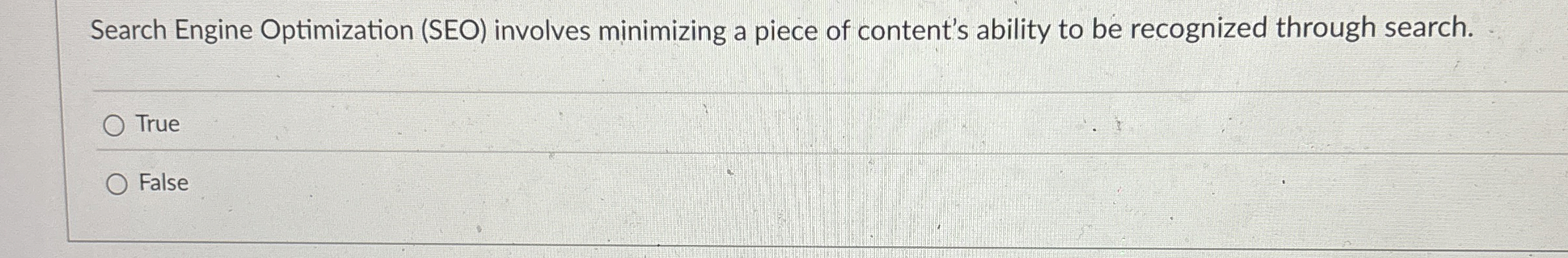 Search Engine Optimization ( SEO ) involves