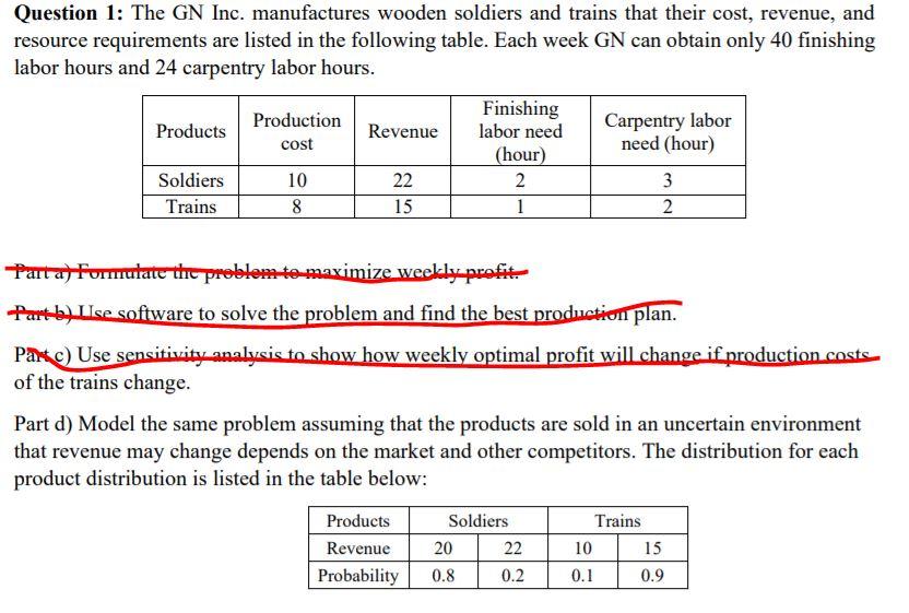 please show model using excel. If excel can not