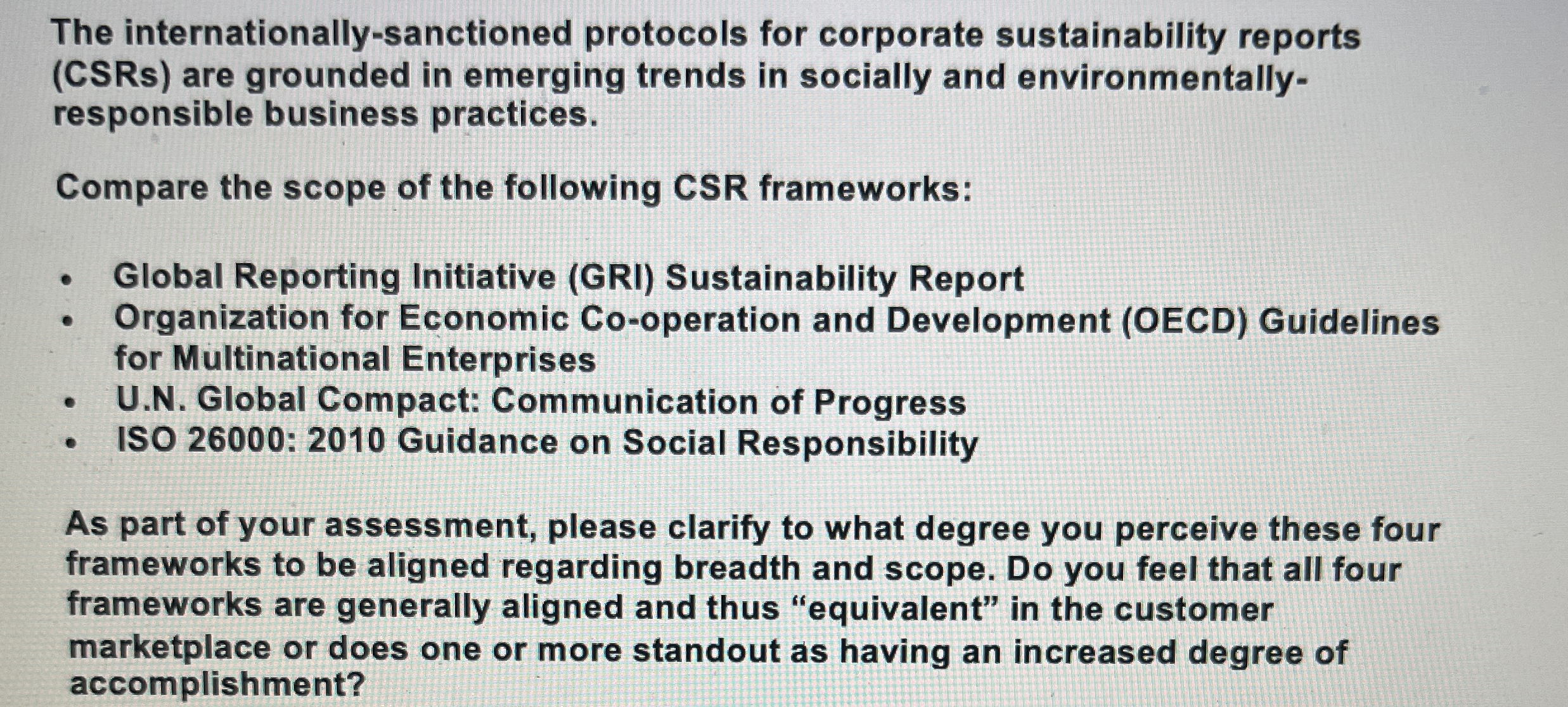 The internationally - sanctioned protocols for