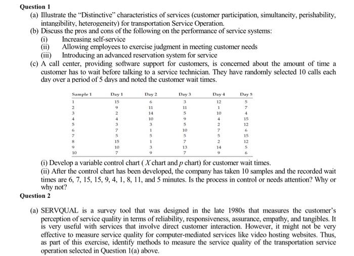 question 2 part A please Question 1 (a)