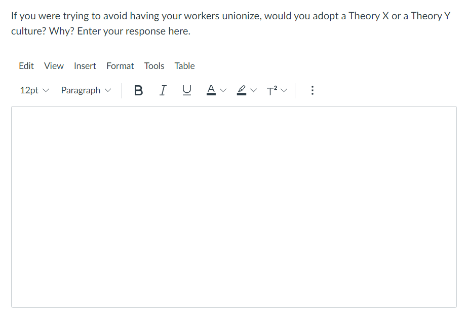 If you were trying to avoid having your workers