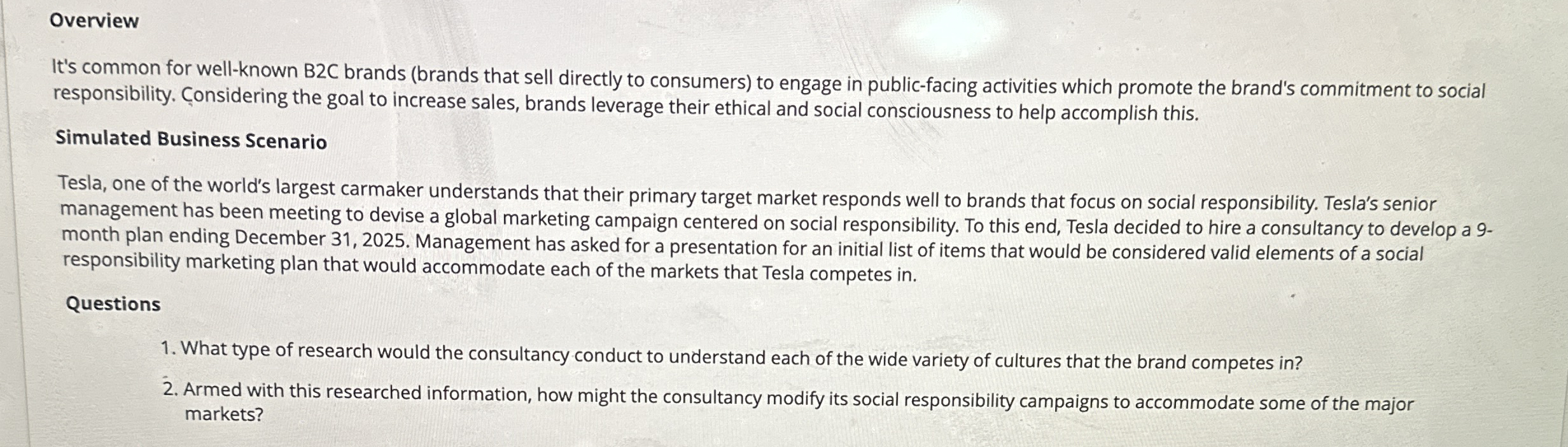 Overview It's common for well - known B 2 C