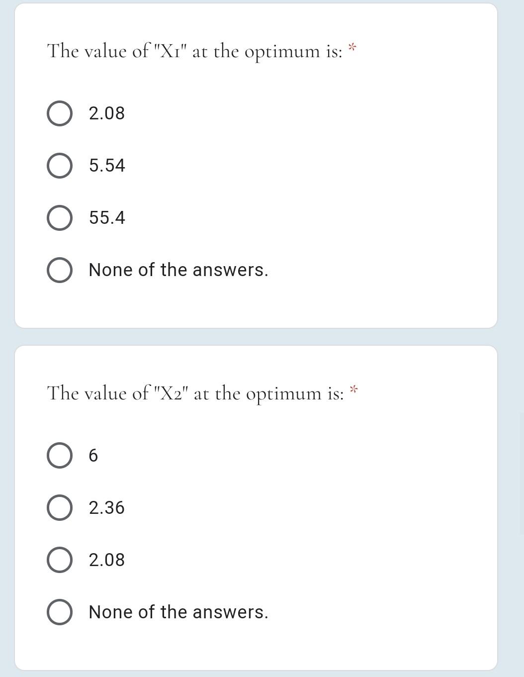 II. Graphical LP Solution Solve the following