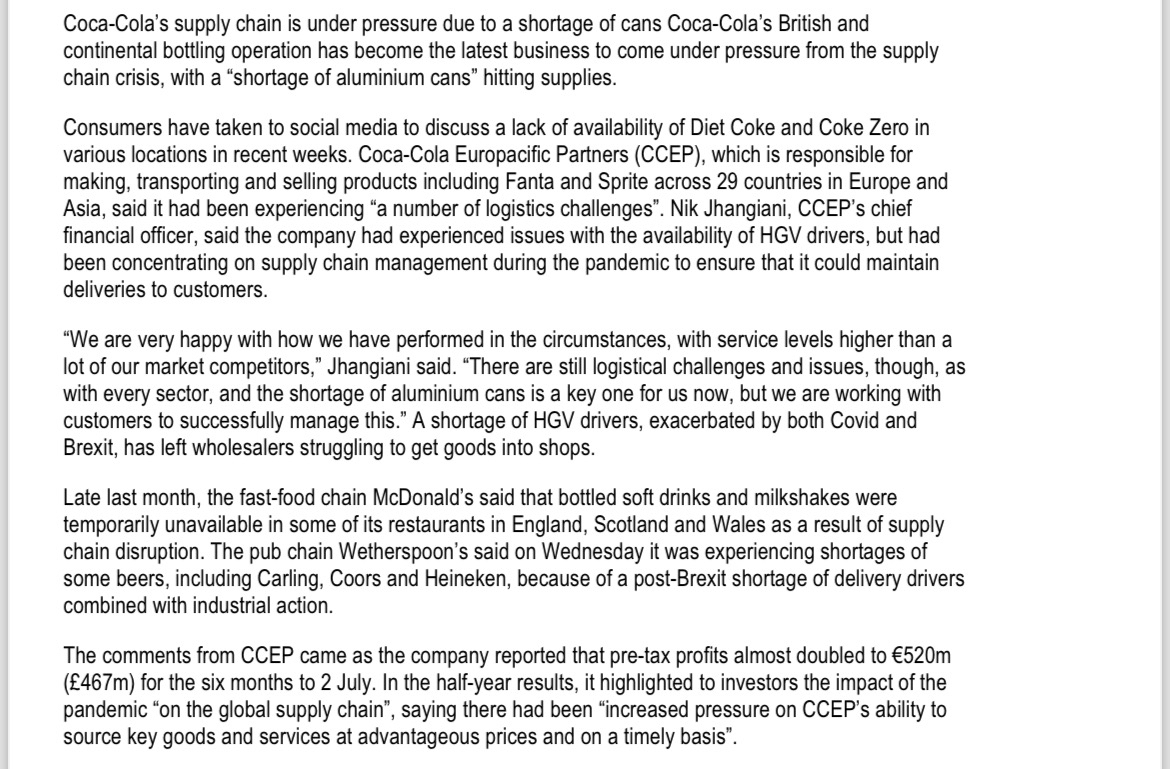 1 . 2 With application to the context of Coca