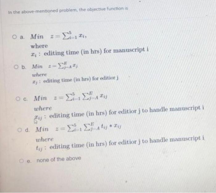 question attached A large book publisher has five