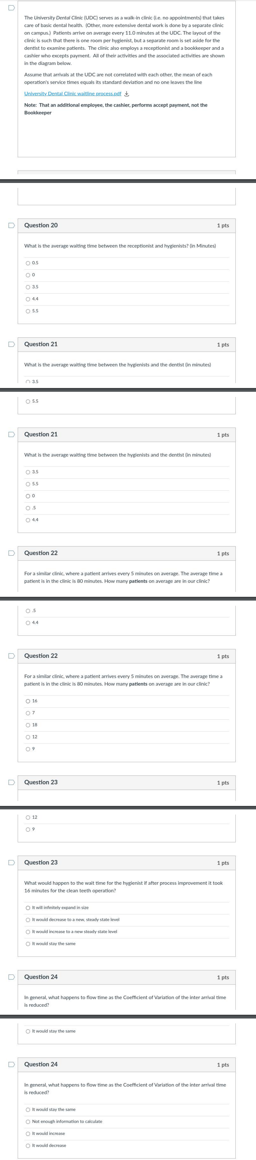 Note: That an additional employee, the cashier,