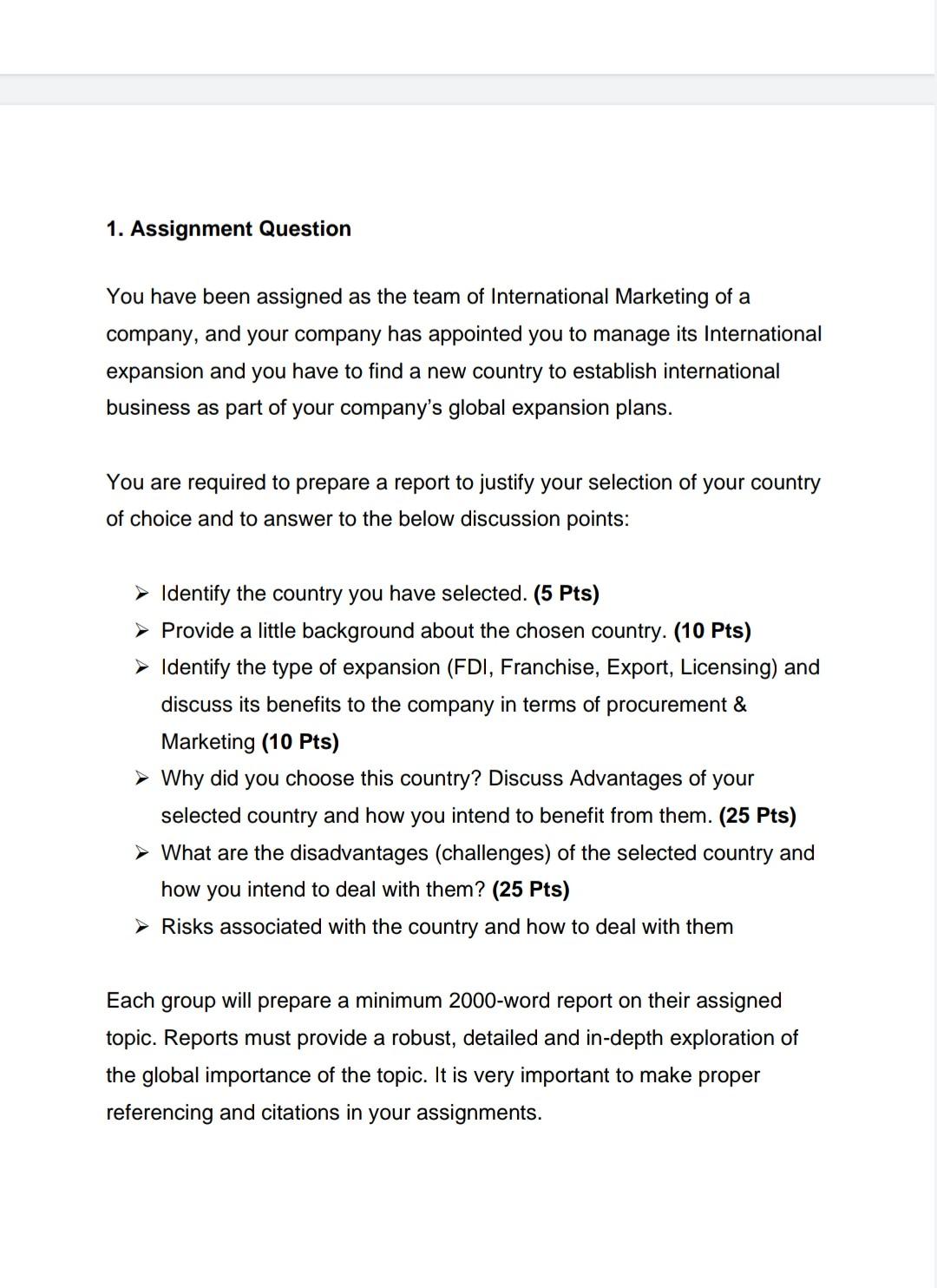 I need this answer on USA. please Give Answer